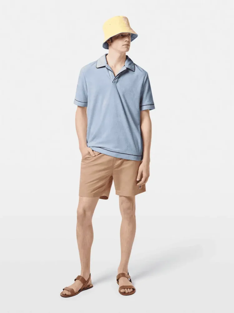 Scotch & Soda Towelling relaxed-fit polo - Image 3