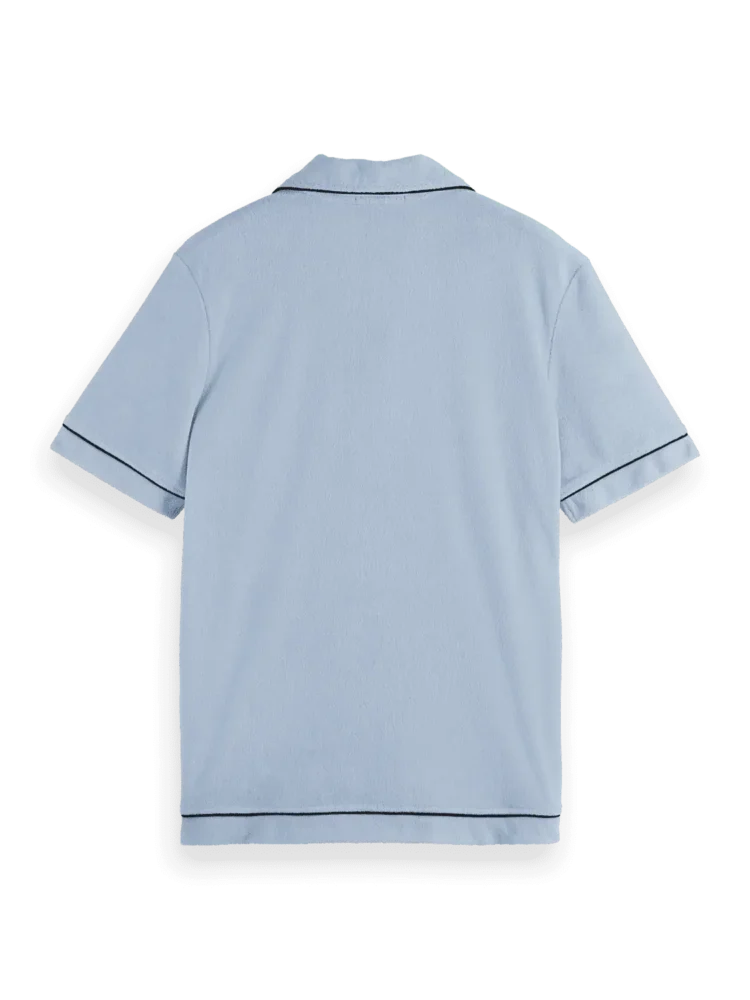 Scotch & Soda Towelling relaxed-fit polo - Image 4