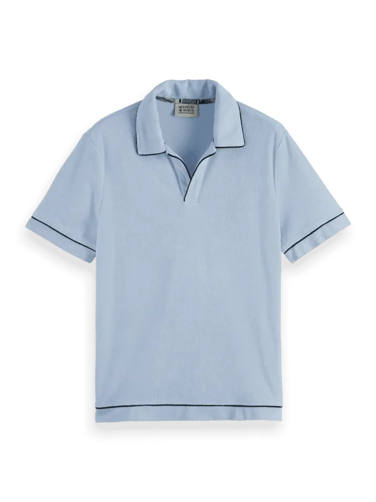 Scotch & Soda Towelling relaxed-fit polo - Image 6