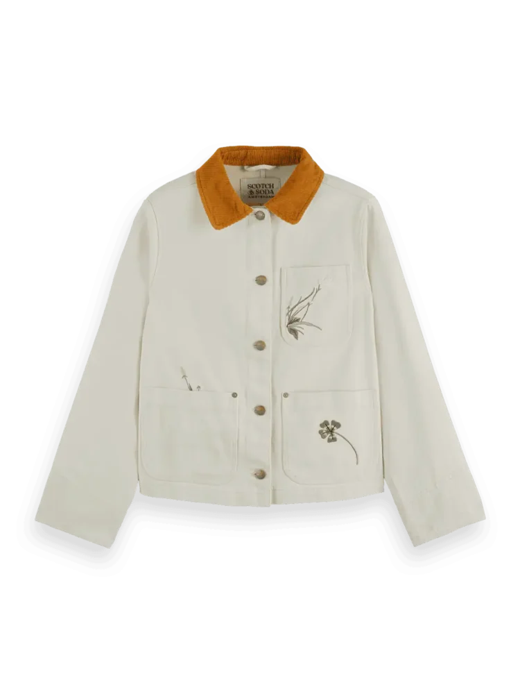 Scotch &Soda Workwear jacket with embroidery - Image 4
