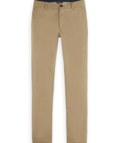 Scotch & Soda 179177 Mott stretch chino Sand