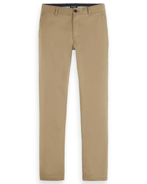 Scotch & Soda 179177 Mott stretch chino Sand