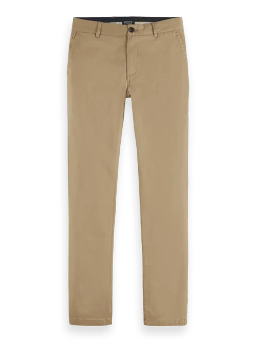 Scotch & Soda 179177 Mott stretch chino Sand