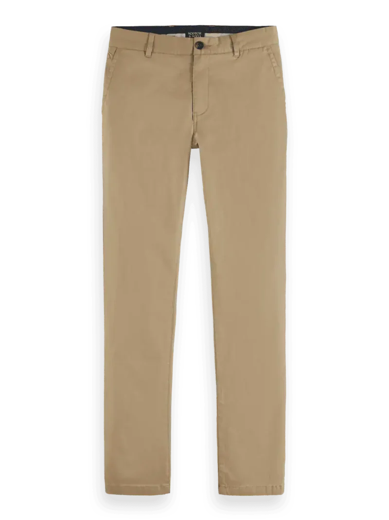 Scotch & Soda 179177 Mott stretch chino Sand