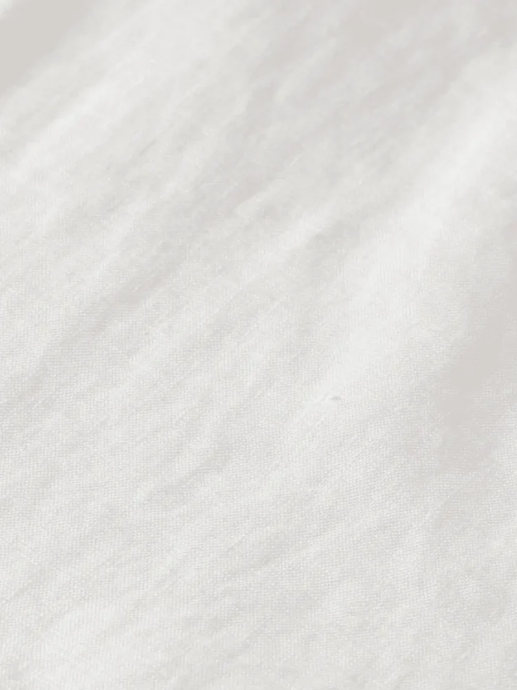 Scotch & Soda 179188, Linen shirt long sleeve button-down, Off white - Image 4