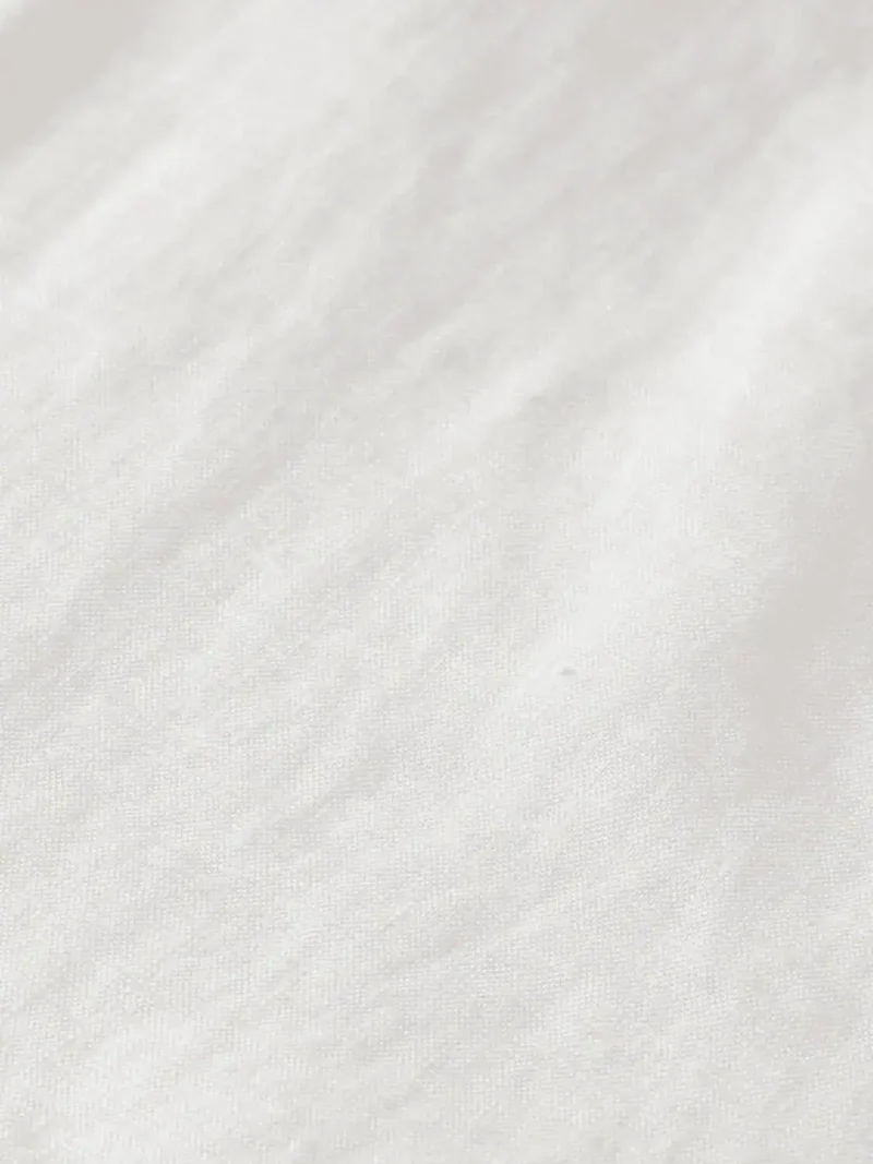 Scotch & Soda 179188, Linen shirt long sleeve button-down, Off white - Image 4
