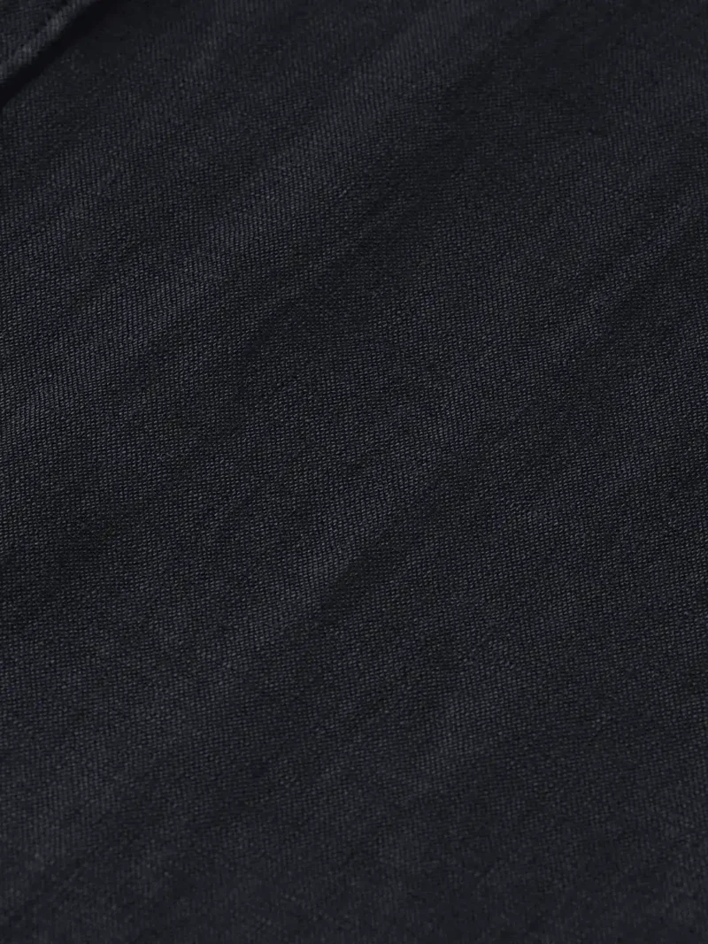 Scotch & Soda 179188,Linen shirt long sleeve button-down, Black - Image 4