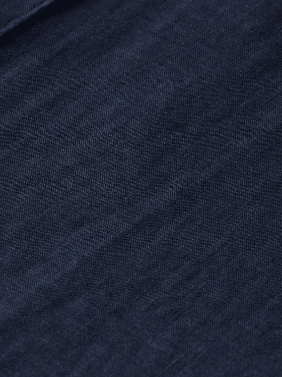 Scotch & Soda Linen shirt long sleeve button-down Night - Image 5