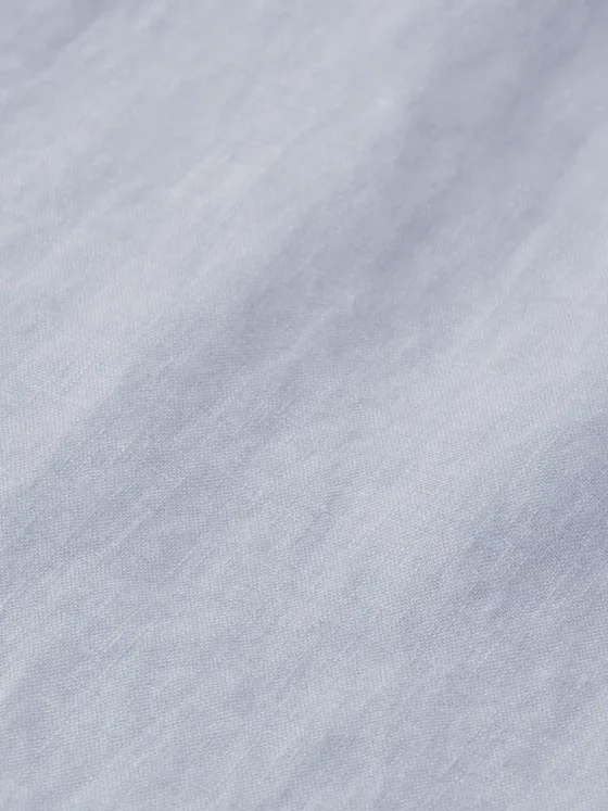 Scotch & Soda Linen shirt long sleeve button-down, Shirt blue - Image 4