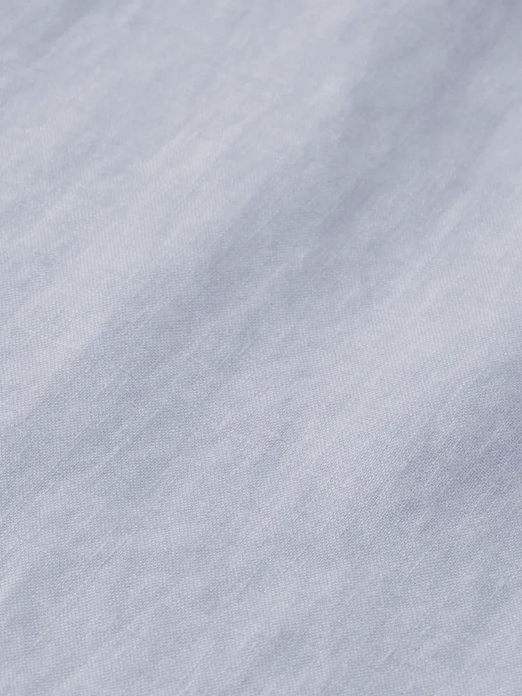 Scotch & Soda Linen shirt long sleeve button-down, Shirt blue - Image 4