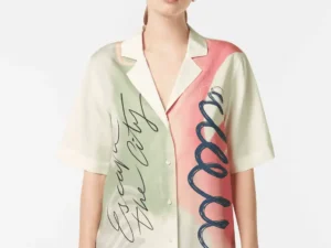 Scotch & Soda Placed print short sleeve shirt