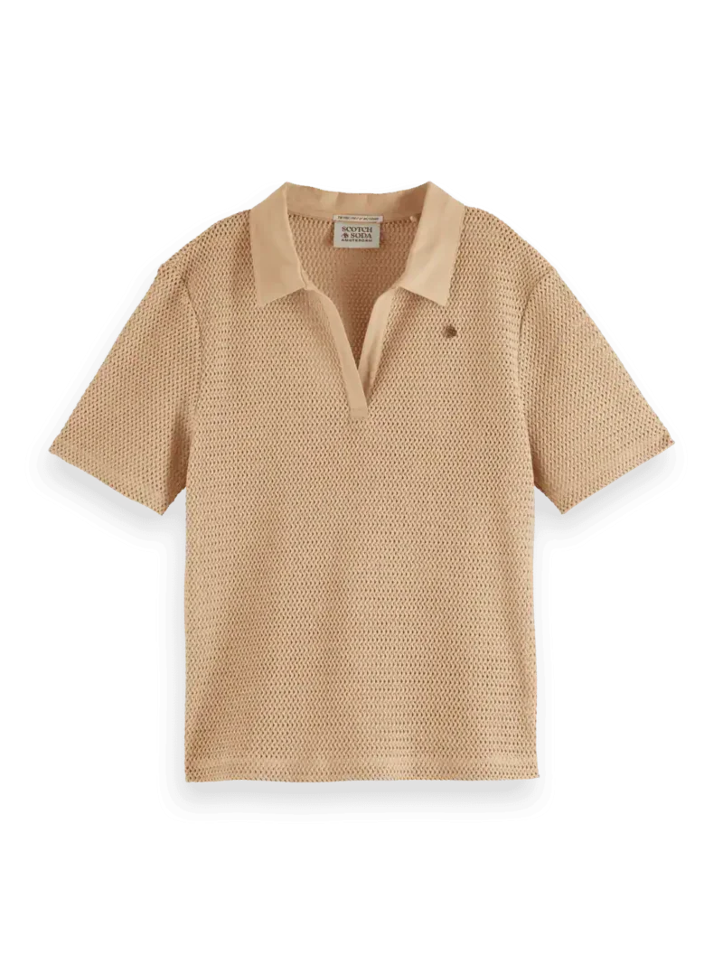Scotch & Soda U9A00706T Crochet polo - Image 3