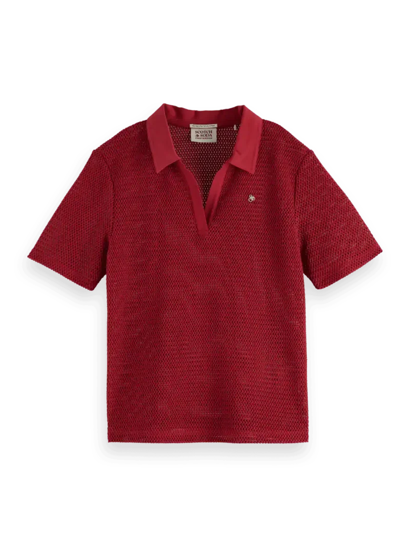Scotch & Soda U9A00706T Crochet polo - Image 6