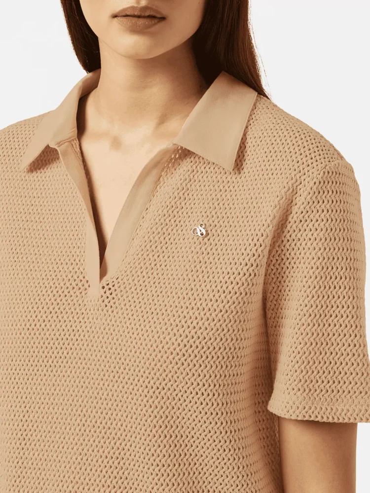 Scotch & Soda Crochet polo - Image 5