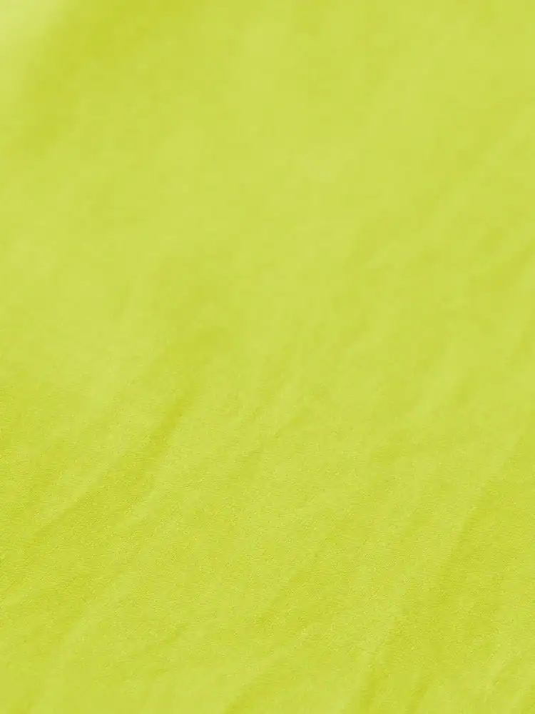 Scotch & Soda Oversized light weight cotton shirt Citrus yellow - Image 3