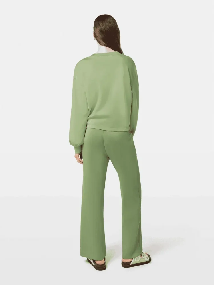 Scotch & Soda V-neck modal sweatshirt, Pistachio - Image 3