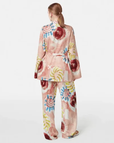 Alternative view of Scotch & Soda U9G00584T, Printed pyjama blazer Abstract sun pink