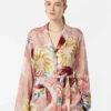 Scotch & Soda Printed pyjama blazer Abstract sun pink