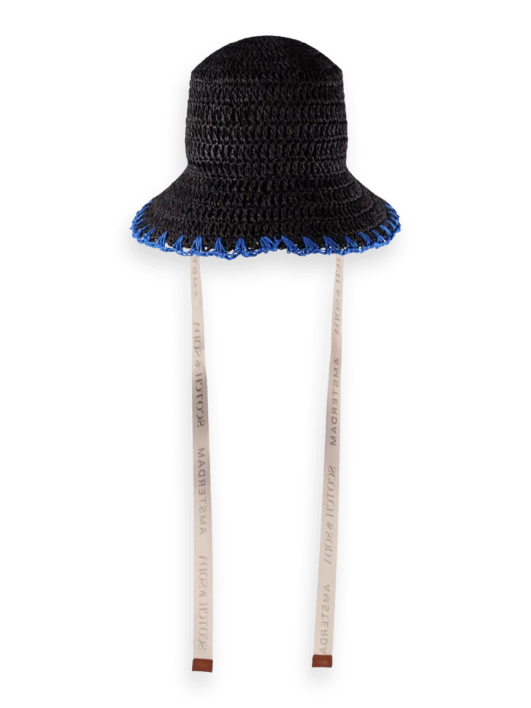 Scotch & Soda Straw bucket hat - Image 2