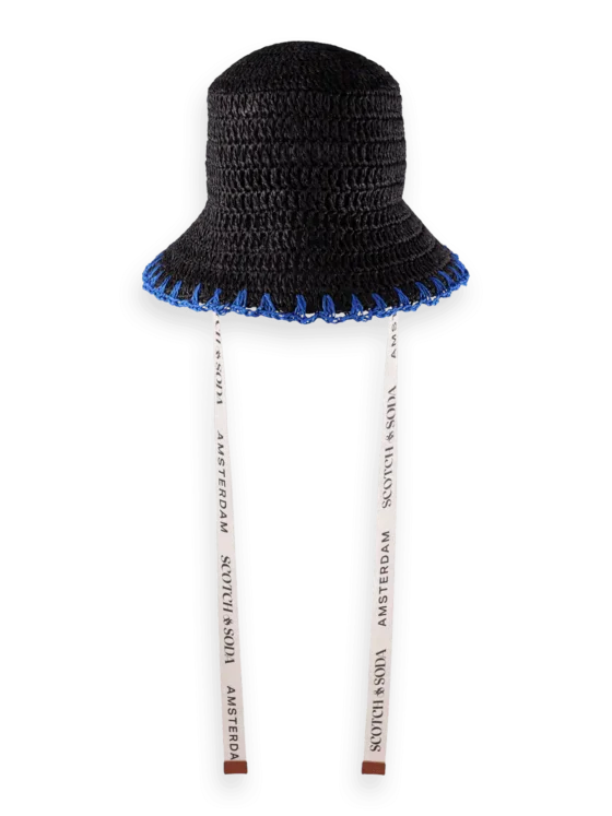 Scotch & Soda Straw bucket hat