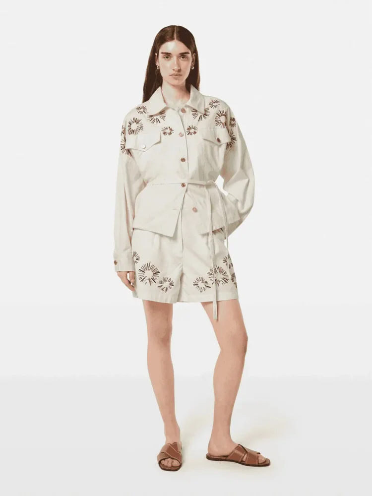 Scotch & Soda Embelished high rise shorts - Image 2