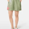 Scotch & Soda High rise Placed print shorts