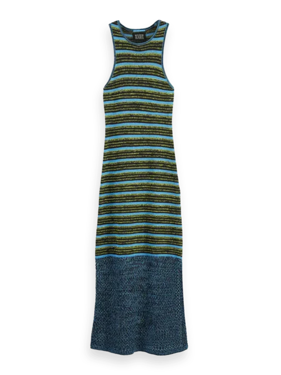 Scotch & Soda Sequin stripe knitted dress - Image 4