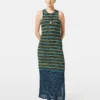 Scotch & Soda Sequin stripe knitted dress