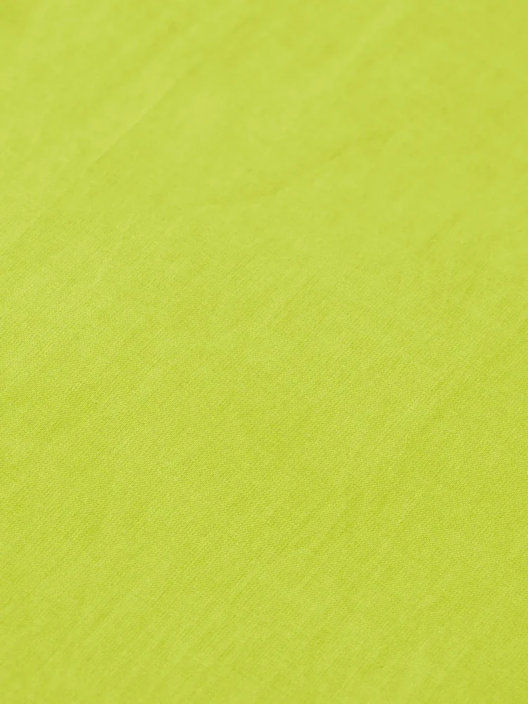 Scotch & Soda Cotton voile high-rise wide-leg pull on pants, Citrus yellow - Image 4
