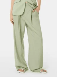 Scotch & Soda ULH00593F, Rose high-rise wide-leg pants
