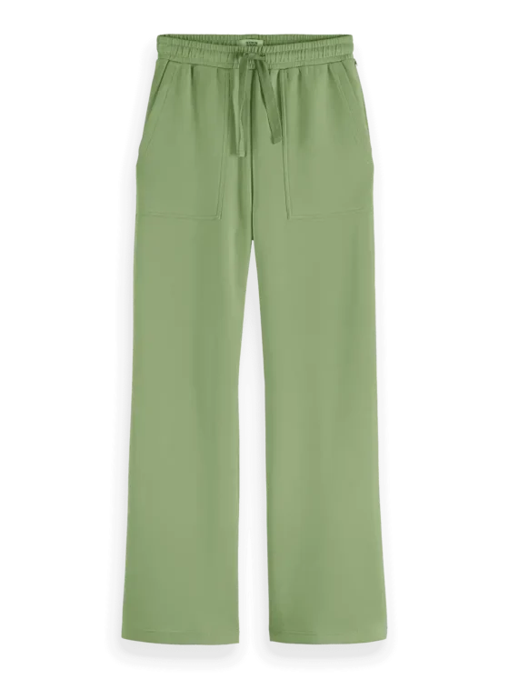 Scotch & Soda ULH00681F, Wide leg modal sweatpants, Pistachio - Image 5