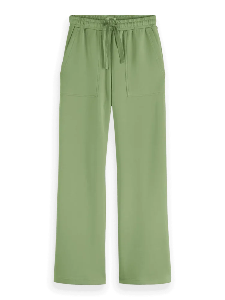 Scotch & Soda Wide leg modal sweatpants, Pistachio - Image 5