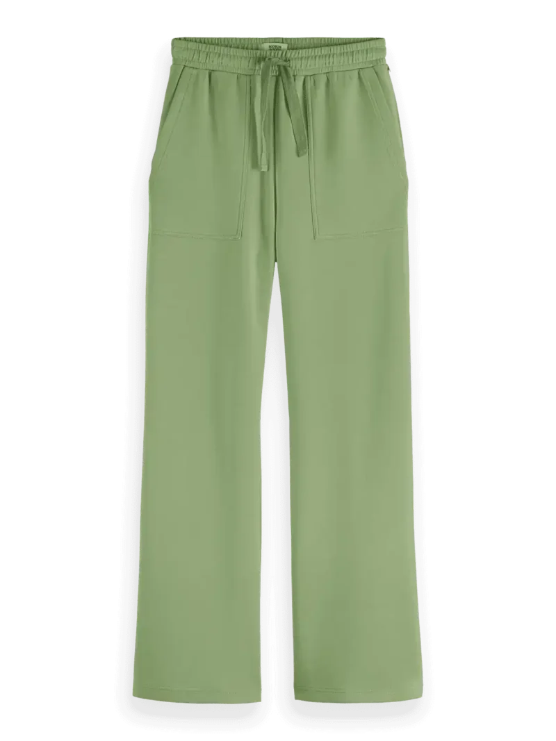 Scotch & Soda ULH00681F, Wide leg modal sweatpants, Pistachio - Image 5