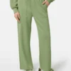 Scotch & Soda Wide leg modal sweatpants, Pistachio