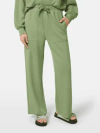 Scotch & Soda ULH00681F, Wide leg modal sweatpants, Pistachio