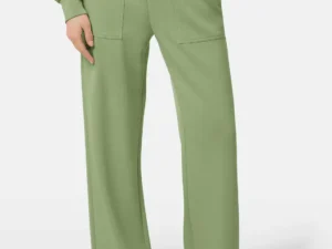 Scotch & Soda Wide leg modal sweatpants, Pistachio