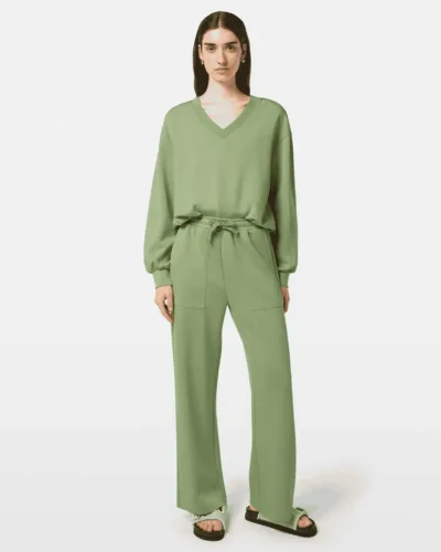 Alternative view of Scotch & Soda ULH00681F, Wide leg modal sweatpants, Pistachio