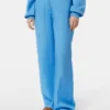 Scotch & Soda High rise tailored wide-leg pants , Aqua blue