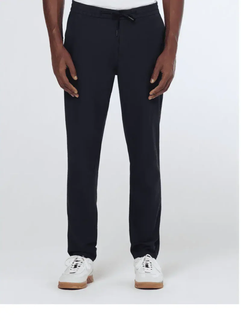 Scotch & Soda 179180 Warren - Cotton/Linen twill jogger, Black