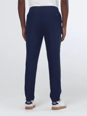 Scotch & Soda 179180 Warren- Cotton / Linen Twill Jogger, Navy image4