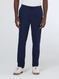 Scotch & Soda 179180 Warren- Cotton / Linen Twill Jogger, Navy