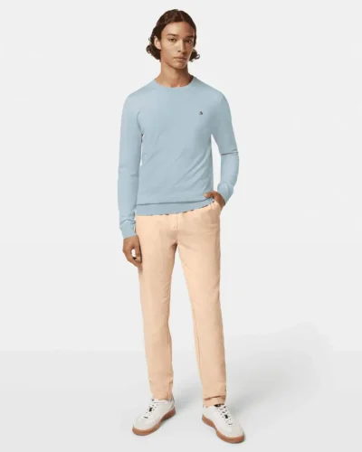 Alternative view of Scotch & Soda 179979 Warren - Cotton / Linen twill jogger, Soft Camel