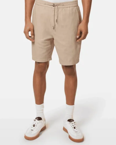 Scotch & Soda 179999 Fave Cotton/Linen Bermuda,Soft Camel