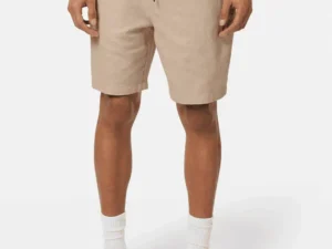 Scotch & Soda 179999 Fave Cotton/Linen Bermuda,Soft Camel