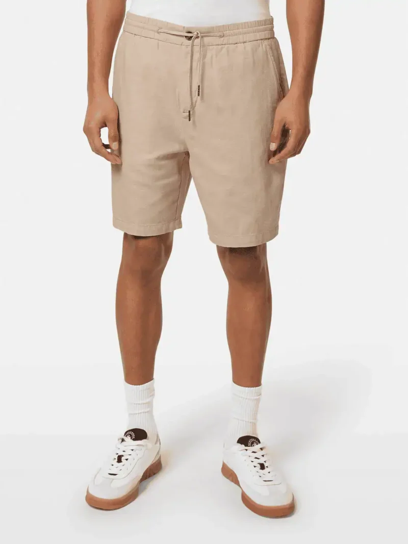 Scotch & Soda 179999 Fave Cotton/Linen Bermuda,Soft Camel