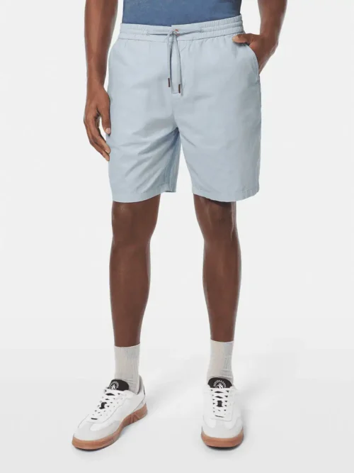 179999 Scotch & Soda Fave Cotton/Linen Bermuda,shirting Blue