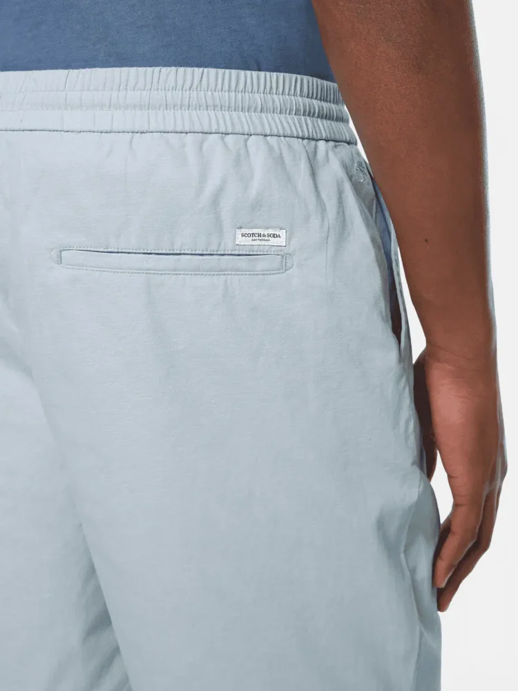 Scotch & Soda 179999 Fave Cotton/Linen Bermuda,shirting Blue - Image 3
