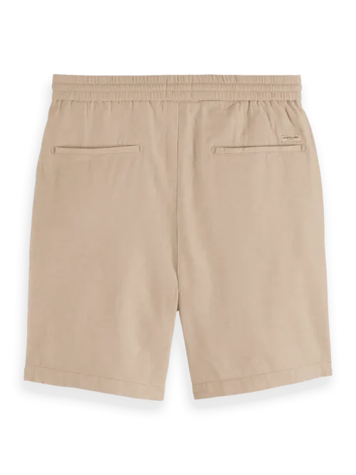 Scotch & Soda 179999 Fave Cotton/Linen Bermuda,Soft Camel - Image 5