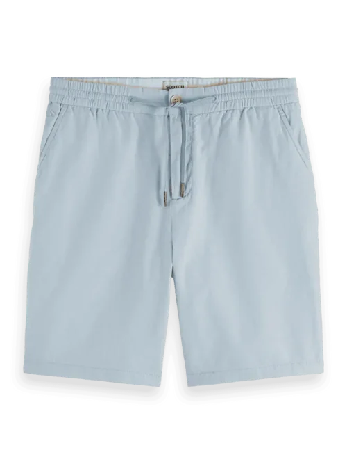 179999  Scotch & Soda  Fave Cotton/Linen Bermuda,shirting Blue - Image 5