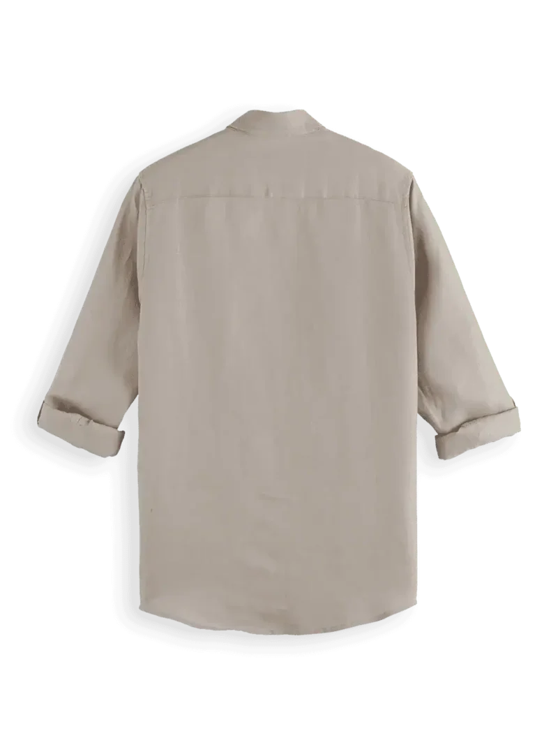 Scotch & Soda 180016 Regular fit linen shirt, Highway grey - Image 5